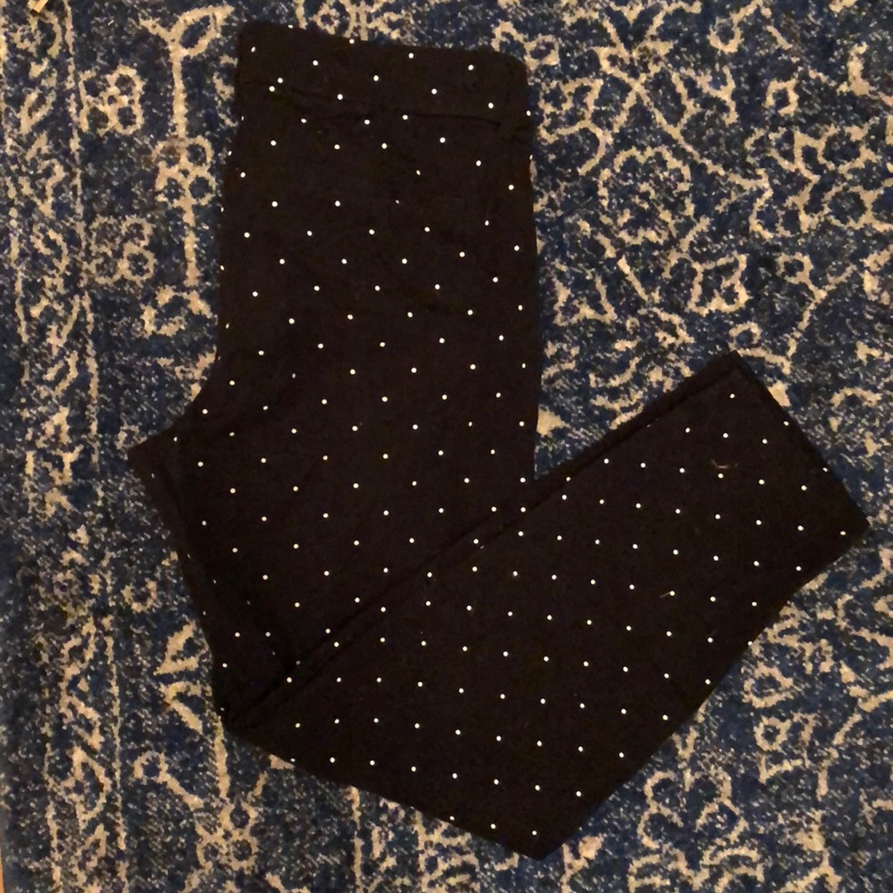 Black with Polka Dots Pixie Pants